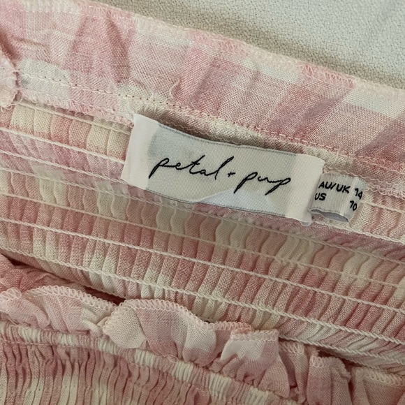 Petal & Pup Pink Check Smocked Dress - Picture 6 of 10